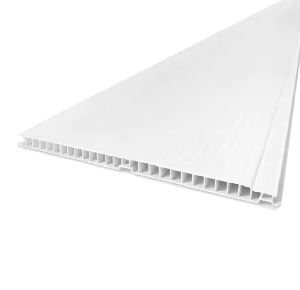 CIELORASO PVC COLOR: BLANCO +PERIMETRAL  13MMx 3 M x 20 CM x 10 TABLAS  ( RINDE 6 M2 CADA  KIT ) se