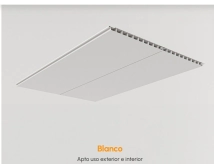 CIELORASO PVC BLANCO 8 mm x 3mt x 25cm CAJA CERRADA (TRAE 10 TABLA CUBRE 7,5 M2 )