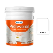 PINTURA PROFESIONAL LATEX BLANCO MATE TERSUAVE 10 Lt INTERIOR  *7 %