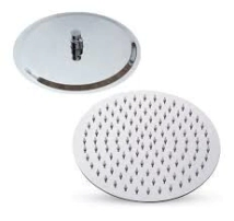 FLOR DE DUCHA REDONDO 20CM 8ïMETAL MOZART/RG/FLOW   *5%