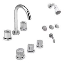 COMBO GRIFERIA BAÑO PEIRANO VERIN PLUS METAL Ducha+Lav+Bide    **10%