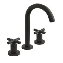 GRIFERIA LAVATORIO PEIRANO NEGRO BLACK VELVET CRUZ 60190