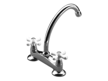 GRIFERIA COCINA MESADA PEIRANO ARES CR/BLANCO