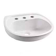 LAVATORIO FERRUM ANDINA BLANCO 3 AGUJERO 10%