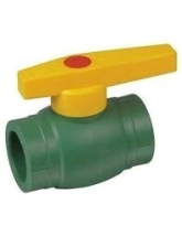 LLAVE 32 ESF.PVC OFERTA  AMARILO-VERDE (ESFERA PLASTICA) *10%