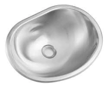 BACHA BAÑO INOX OV370L 37X27X12 JOHNSON