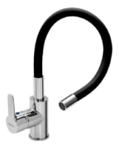 MONOCOMANDO COCINA MESADA PEIRANO COLORS NEGRO FLEXIBLE 20172