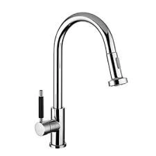 MONOCOMANDO MESADA PIAZZA GOURMET U, CON ROCIADOR EXTENSIBLE CROMO 10300 *10%