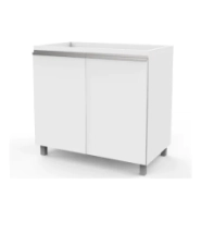 BAJO MESADA  100 ALUMINIO 2 PUERTAS HB MODULO