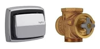 VALVULA  DESCARGA  DECA HYDRA C/TECLA METALICA
