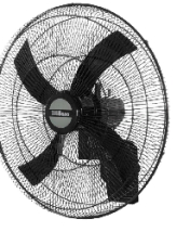 VENTILADOR LILIANA PARED NEGRO 24' VW2416