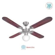 VENTILADOR TECHO LILIANA VTHM214 LUZ/MADER