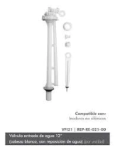 VALVULA MOCHILA, FERRUM,  ANDINA ORG 1/2X12'VFI21