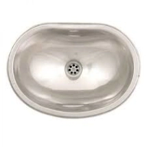 BACHA BAÑO INOXIDABLE RIÑON 458 37X26X13 *15%