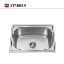 BACHA COCINA.1 INOX STARKE 50X36X19MATE *15