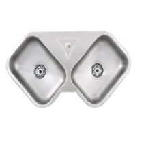 BACHA COCINA.ESQUIN ABAJ 62X62X17 MIPIL *15%