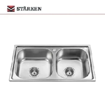 BACHA COCINA.2 INOX STARKE MATE 70X36X19