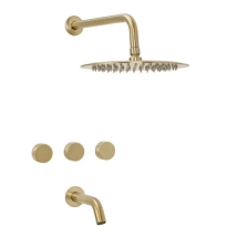 GRIFERIA DUCHA PEIRANO CC FABRIC C/TRANS ORO GOLD 80100G