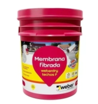 MEMBRANA FIBRADO 20KG WEBER TECHO F BLANCO