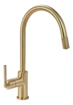 MONOCOMANDO MESADA COCINA PEIRANO FABRIC ORO gold pico U -20-100,G