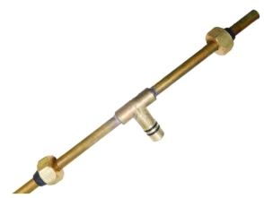 TE LAVATORIO 1/2X1/2 X 27CM CON TUERCAS bronce TEL1212