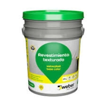 REVEST PLASTICO WEBER RODILLADO GRIS GRAFITO