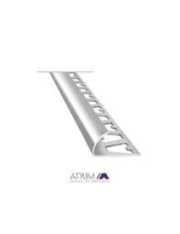 PERFIL ALUMINIO  BRILANTE CROMADO GUARDA ARCO COD: 1381  10 MM X 2,5MT