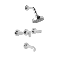 GRIF DUCHA EMB NOVA VIVA C.CERAMICO LEVER ABS C/TRANF CROMO HYDROS *7% COD 704211