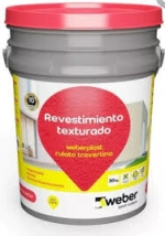 REVEST PLAST WEBER BEIGE CHAMPAGNAT  RULATO-TRAVERT  TEXTURA MEDIA