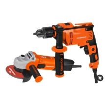 KIT TALADRO+AMOLADORA DAEWO (amol DAAG11575B 750w + taladro percutor DAID550 550w)
