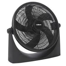VENTILAD LILIANA TURBO VTF20P 20' RECLINAble - piso/pared/techo Negro