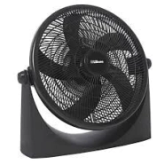 VENTILAD LILIANA TURBO VTF20P 20' RECLINAble - piso/pared/techo Negro