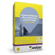 WEBER FINO  X 25 KG  IMPERMEABILIZANTE DE ALTA PRESTACION PARA HORMIGON