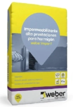 WEBER FINO  X 25 KG  IMPERMEABILIZANTE DE ALTA PRESTACION PARA HORMIGON