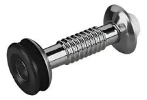 DESCARGA INODORO FLEXIBLE RPC larga 30cm CROMO