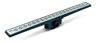 DESAGUE LINEAL ATRIM RIO ABS ONDAS WAVE -ACERO INOX 60CM COD:DPP600T07