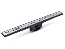DESAGUE LINEAL ATRIM RIO ABS ONDAS WAVE -ACERO INOX 60CM COD:DPP600T07