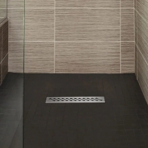 DESAGUE LINEAL ATRIM RIO ABS ONDAS WAVE -ACERO INOX 45CM COD:DPP450T07