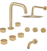 GRIF BAÑO PEI FABRIC ORO GOLD CC (duch+lav trad+bid)     **8%