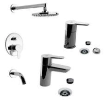 COMBO MONOCOMANDO BAÑO FV PUELO (LAVATORIO+DUCHA EMB+BIDET)