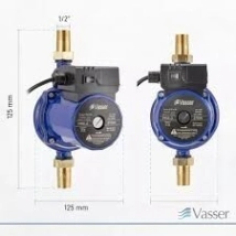 BOMBA PRESURIZADORA VASSER MINI 270W PRE 2 **HASTA 2 BAÑOS** Alt Max 12mt 2850L/H  Conexion Union/Mo