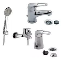 COMBO MONOCOMANDO ARIZONA  FV ( LAVATORIO +DUCHA EXT)