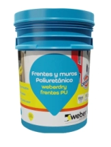 MEMBRANA POLIURETANICA BLANCA FRENTE P.U WEBER  20Kg (TARRO CELESTE )