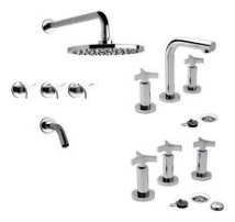 COMBO GRIFERIA TRIADES FV (DUCHA EMB + BIDET)