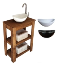 VANITORY LUNA 60 PEI ECO C/MESADA GRANITO  (EN STOCK) *15 %