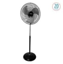 VENTILADOR LILIANA PIE VP20POW Extra potencia 150W+parrila y base METAL+3v+barral telescop.