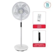 VENTILADOR LILIANA PIE VP16D DIGITAL blanco Estetic 16´Contr Remoto+comando touch+4v+65w+