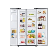 HELADERA SAMSUNG RS27T52 2 Puertas INOX Disp+fabric hielo aut+invertert+20 año garant+NO Frost