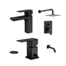 COMBO GRIF BAÑO PIAZZA ARQ NEGRO LAVAT ALTO+ BIDET + DUCHA EMB