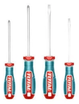 DESTORNILLADOR KIT DE 4 ud TOTAL (2 PLANO+2 PHILIP )  TKSDS0426